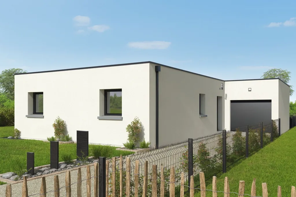New Build House with Garden in Cornillé