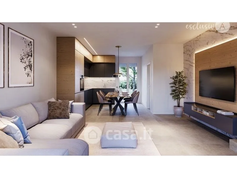 Séjour - Bifamiliare Villa with Private Garden in Cesena