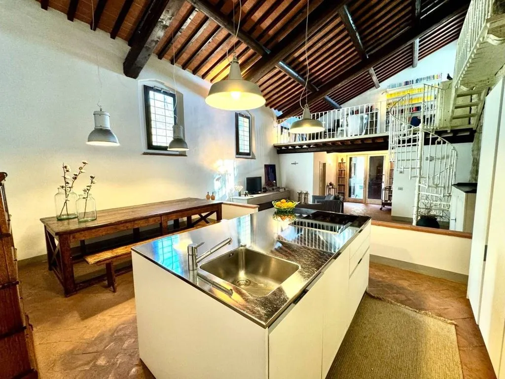 Köök - Terraced House with Pool in Figline e Incisa Valdarno