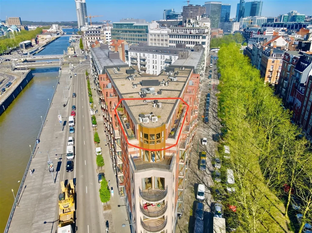 Õhuvaade - Penthouse with 300° View in Brussels