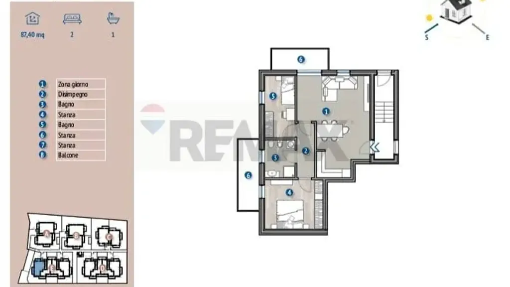 Plan - Newly Built Apartment with Mountain View in San Michele all'Adige