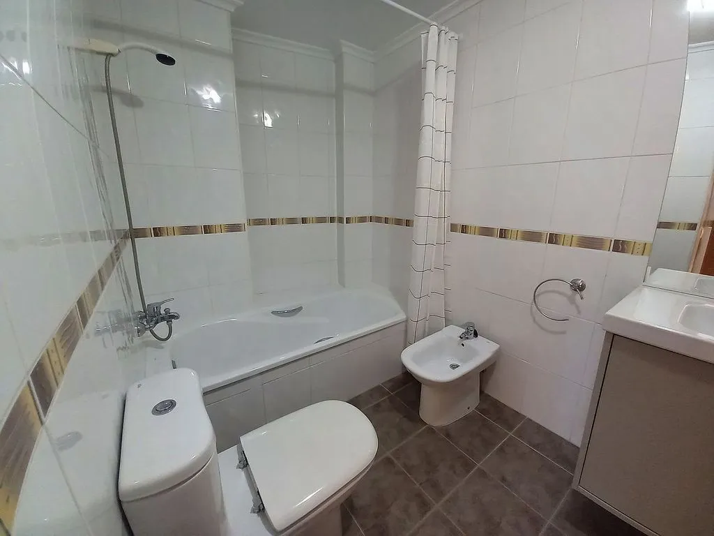 Bathrooms - T2 Apartment with Terrace in Castrillón
