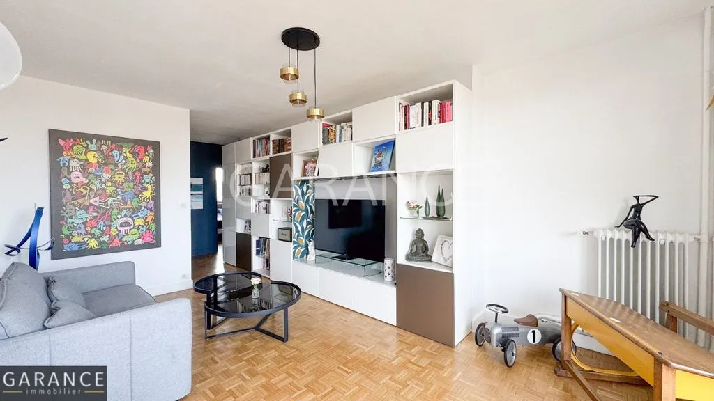 Séjour - Appartement Luxueux avec Balcon à Paris 12ème