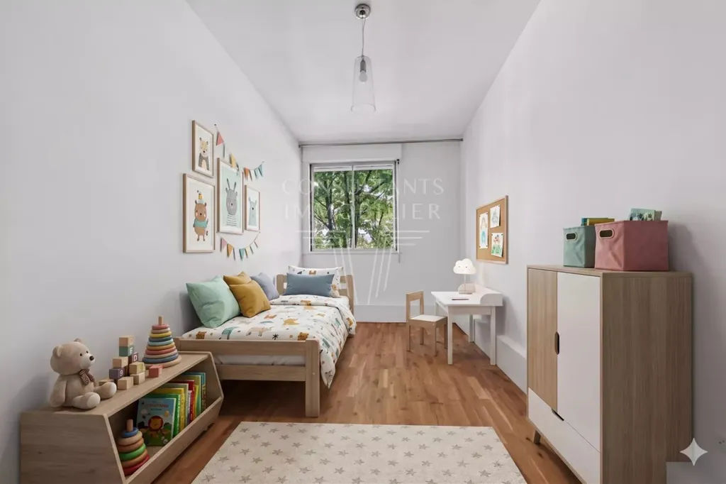 Chambres - Appartement 5 pièces à Paris 16ème