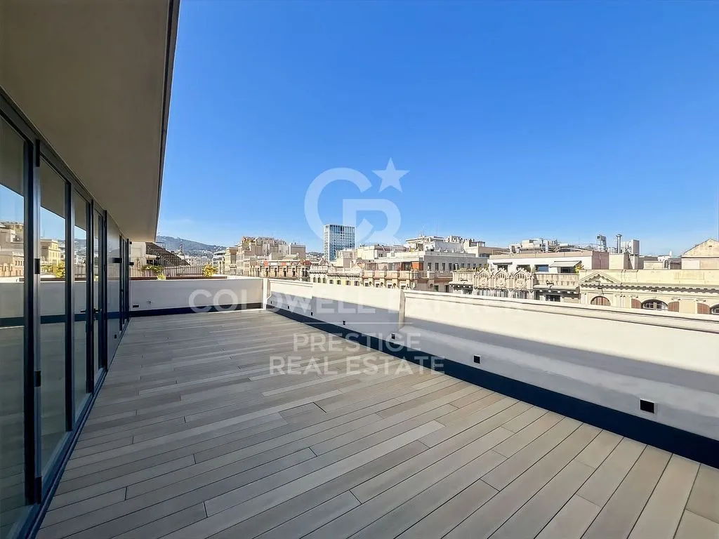 Terrasse - New Apartment with Lift in Eixample