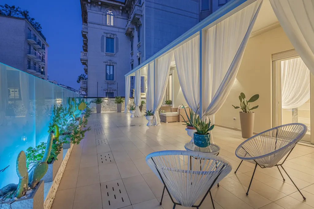 Terrasse - Penthouse with Panoramic Terrace in Milan