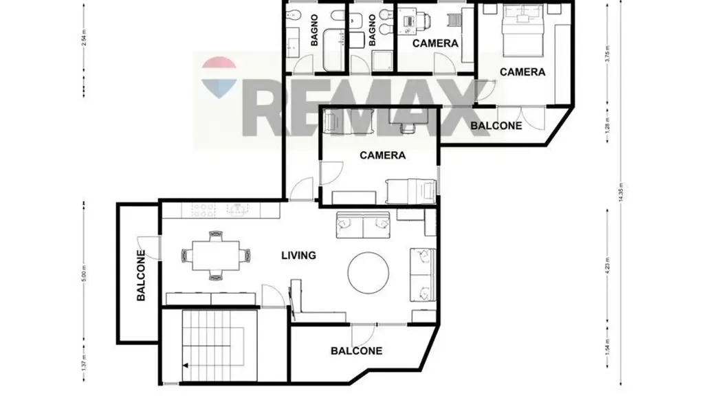Appartement 4 pièces à IT