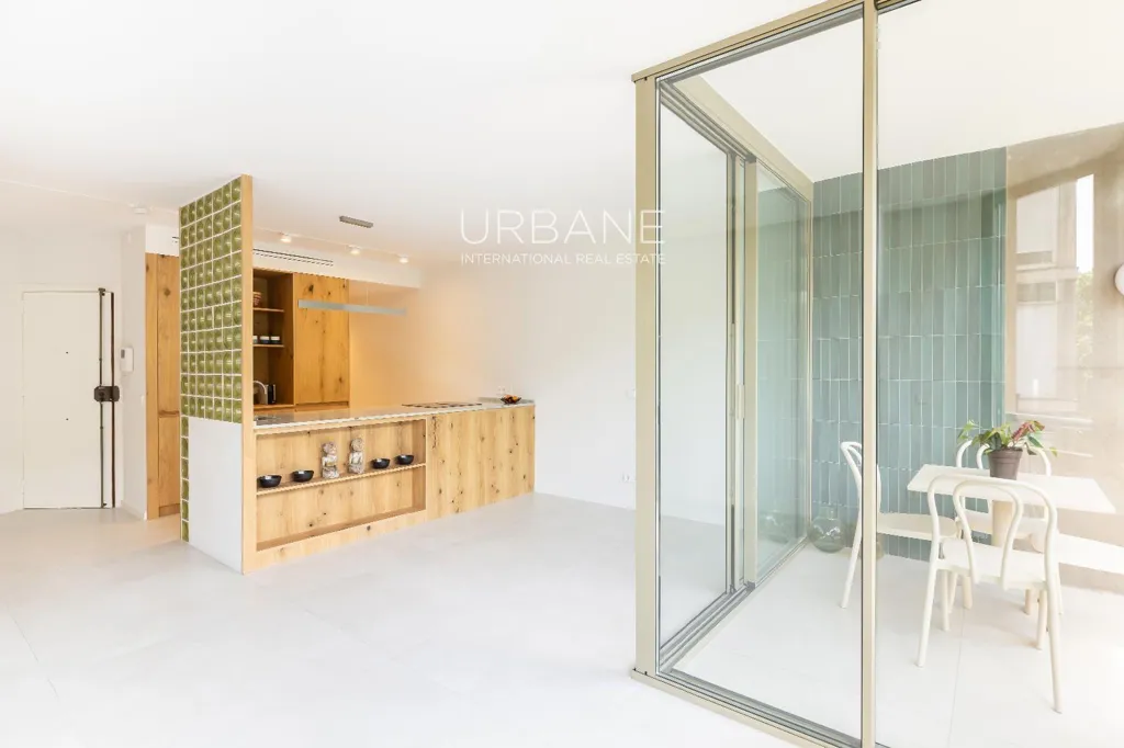 Köök - Designer Flat with Terrace in Sant Antoni, Barcelona