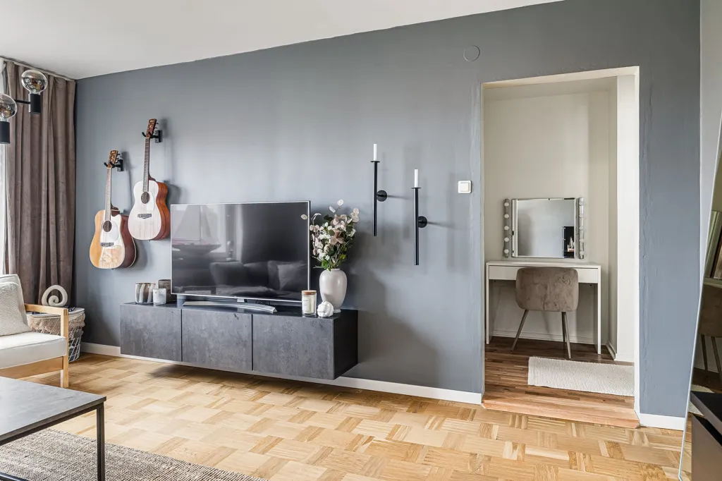 Séjour - Bright 2-Bedroom Apartment with Balcony in Linköping
