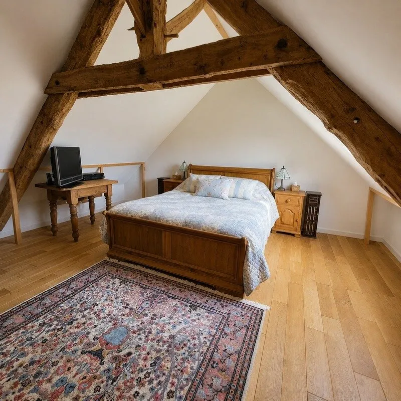 Chambres - Maison T6 avec Dépendances à Guern
