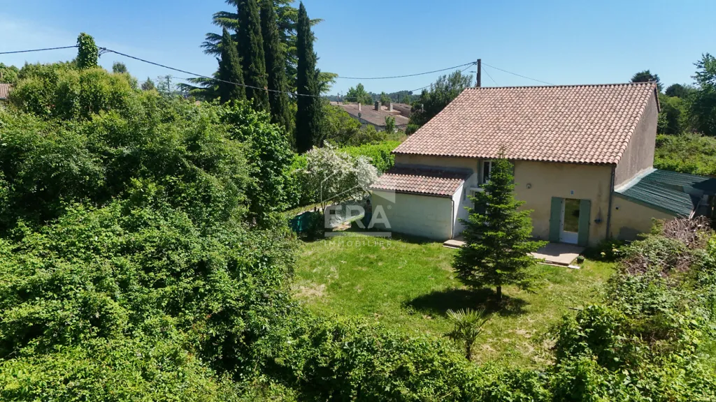Vue aérienne - Maison en Pierre avec Jardin près du Centre