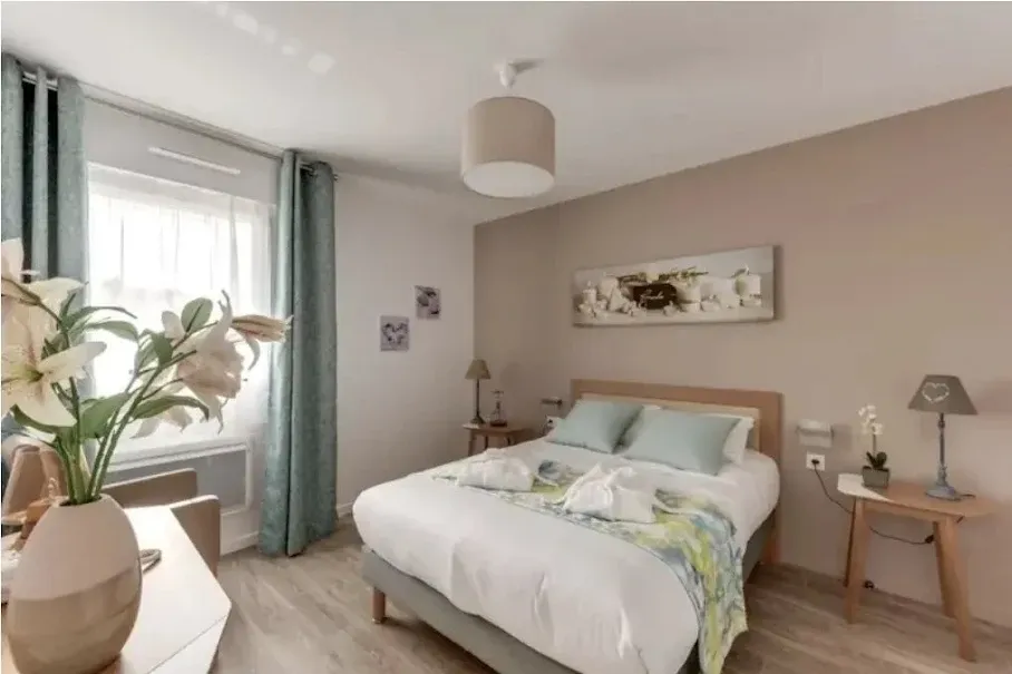 Camere da letto - 2-Bed Apartment with Balcony in Challans