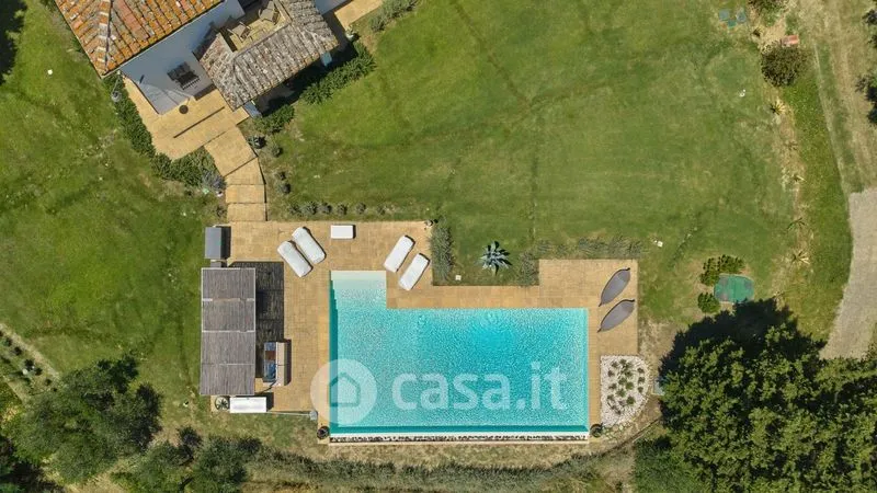 Vue aérienne - Tuscan-Style Villa with Pool in Certaldo