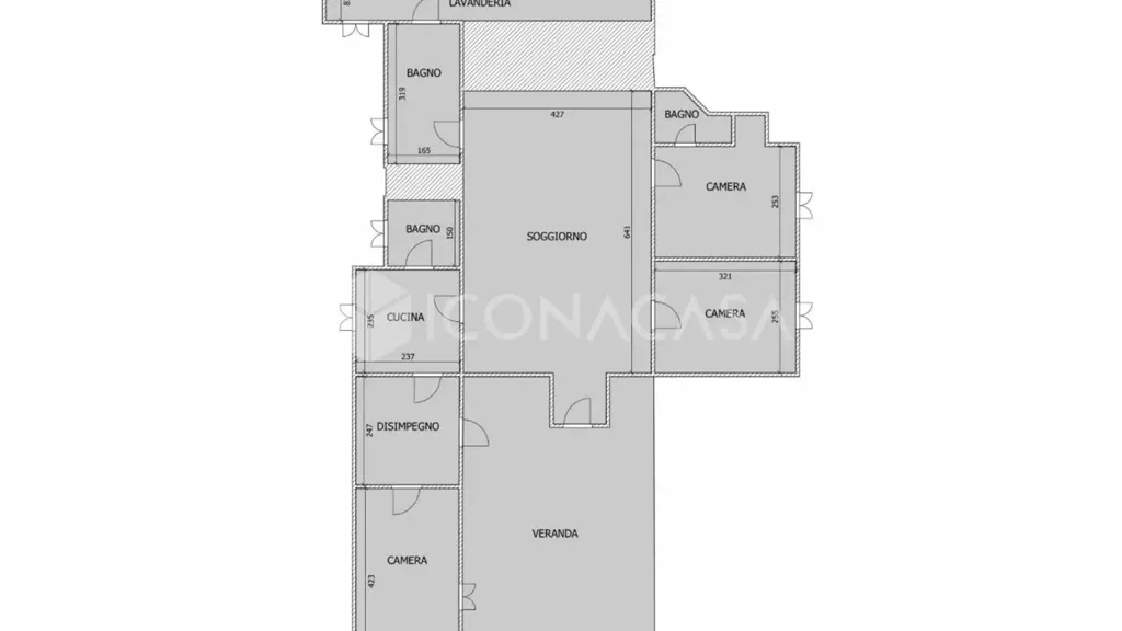 Plan - Renovated Trullo with Garden in Ostuni
