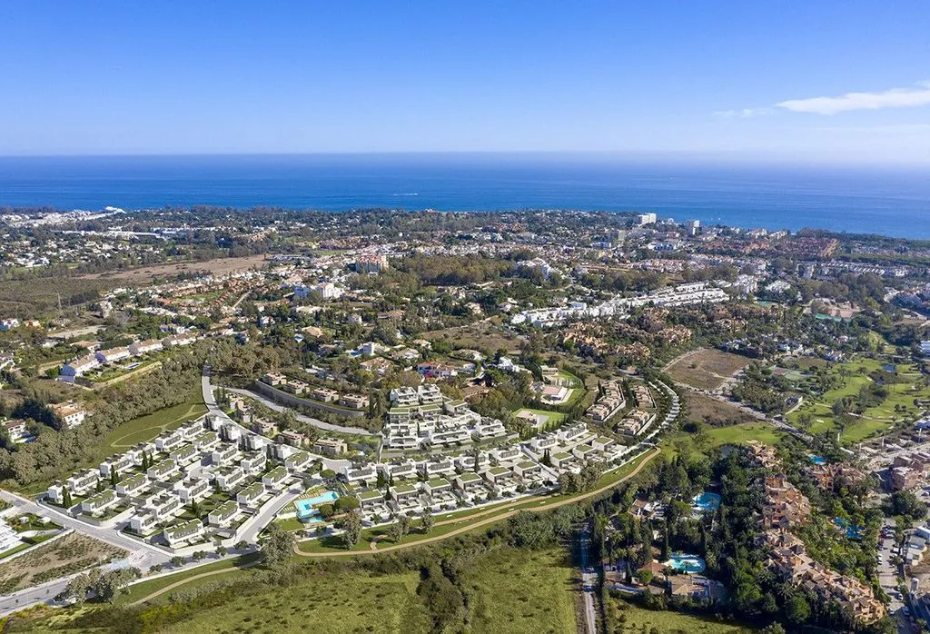 Vue aérienne - Contemporary Villa with Pool in Marbella
