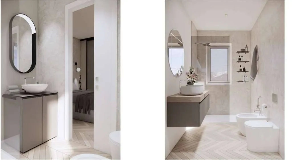 Bathrooms - Luxury Villa with Garden in Leinì