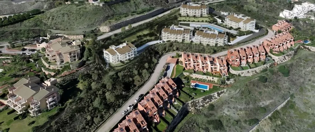 Vue aérienne - Penthouse with Pool in Benahavís, Málaga