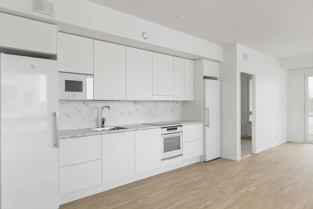 Köök - New Construction Flat with Sauna in Finland
