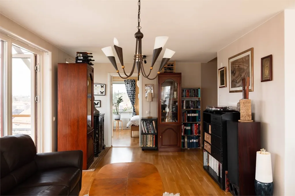 Séjour - Apartment with Balcony in Stockholm