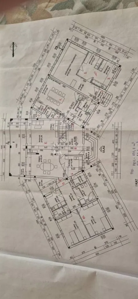 Plan - Villa Under Construction with Sea View in Rovinj