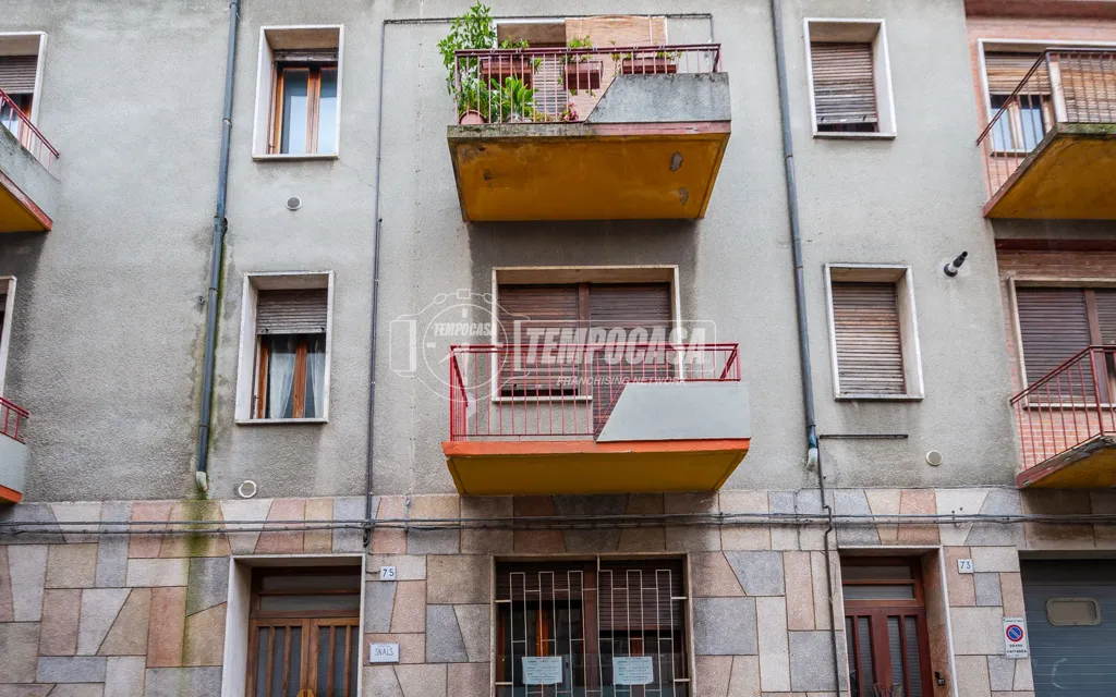 Exterior - First-Floor Apartment with Two Balconies in Faenza
