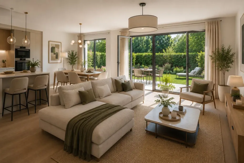 Séjour - Appartement 5 Pièces avec Terrasse à Thiais