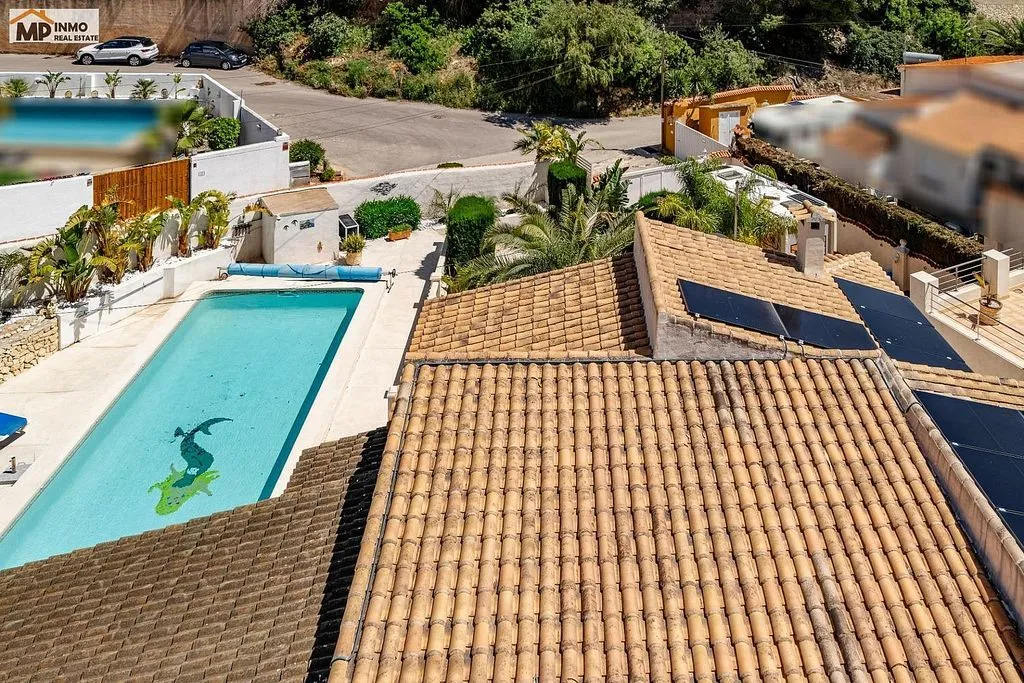 Õhuvaade - Chalet with Pool and Terrace in Playa Fossa