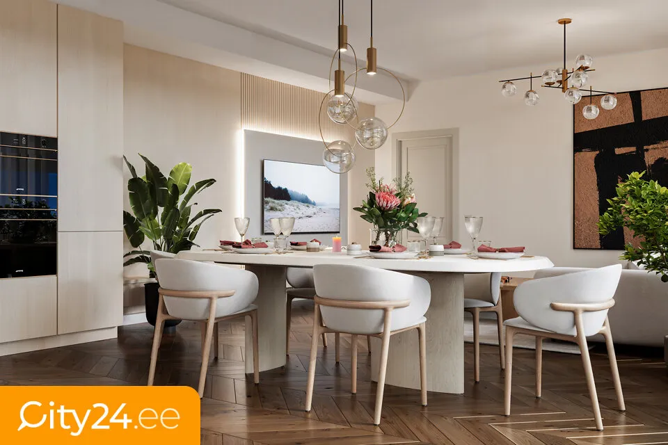 Salle à manger - Modern Apartments with 360° Views in Riga