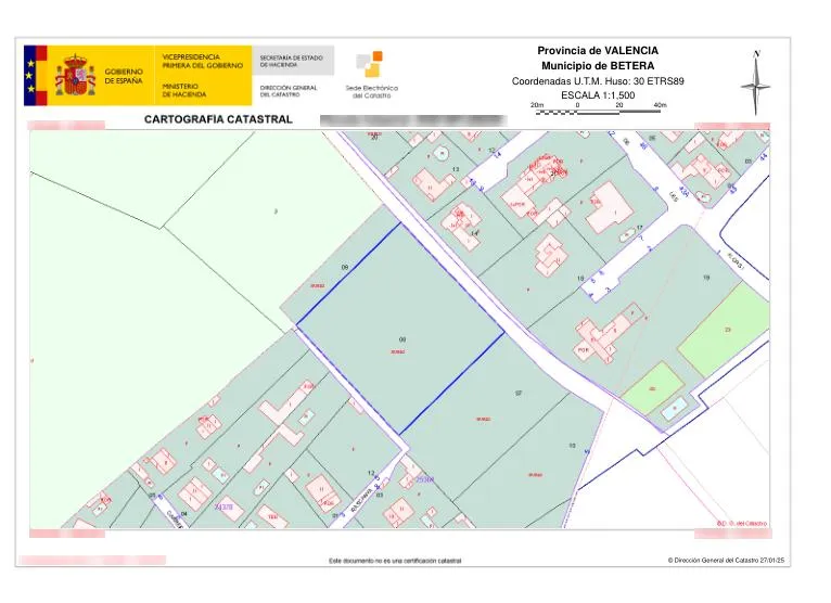 Developable Plot in Bétera, Valencia