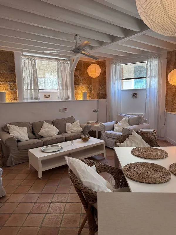 Séjour - Loft with Terrace in Palma's Old Town