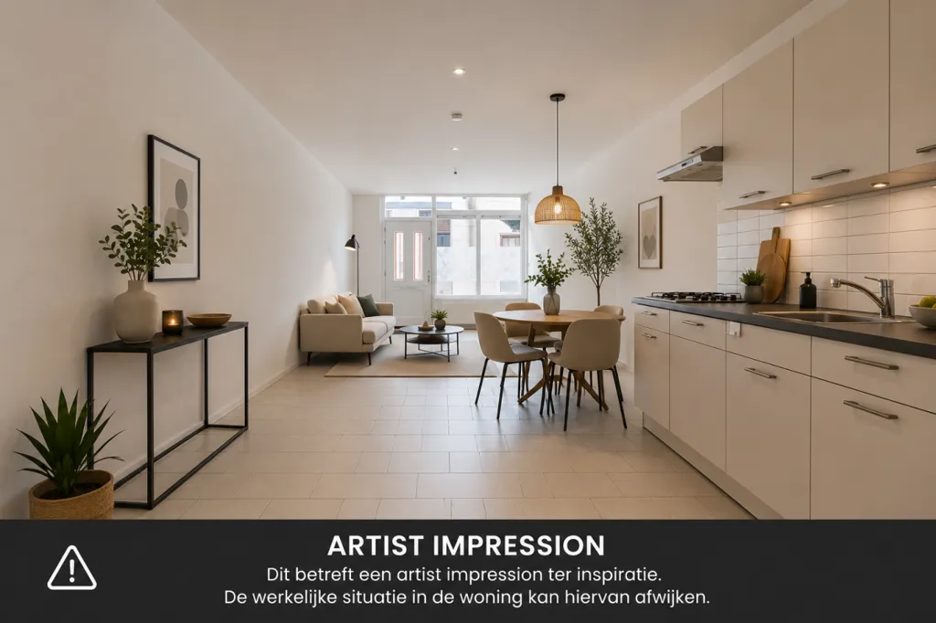 Cuisine - Modern Ground Floor Flat with Terrace in Oss