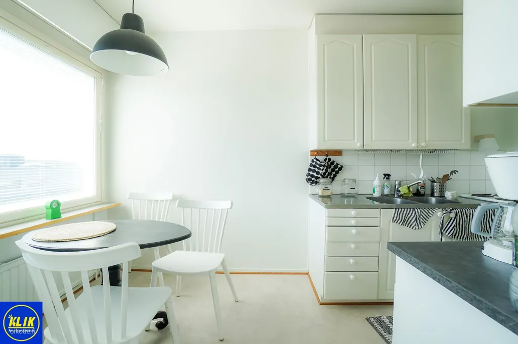 Cuisine - Bright Apartment with Balcony in Rauma Centre