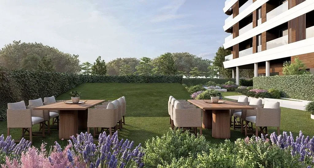 Jardin - New Flat with Pool in Jorge Guillén Street