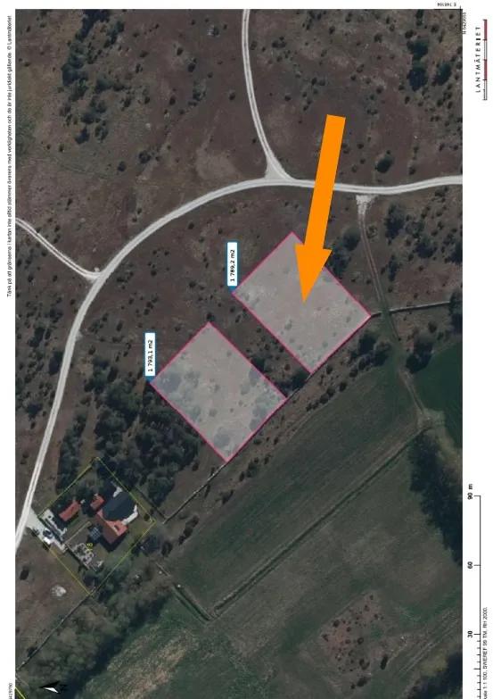 Vista aerea - Unbuilt Plot with Nature on Fårö