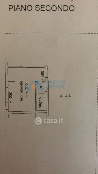 Planimetria - Modern Studio in Forlì, Via Isonzo