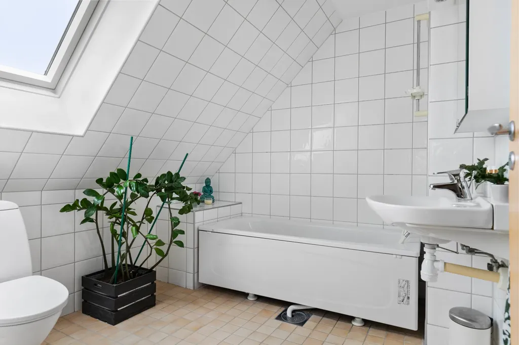 Salles de bain - Terraced House with Balcony in Åhus