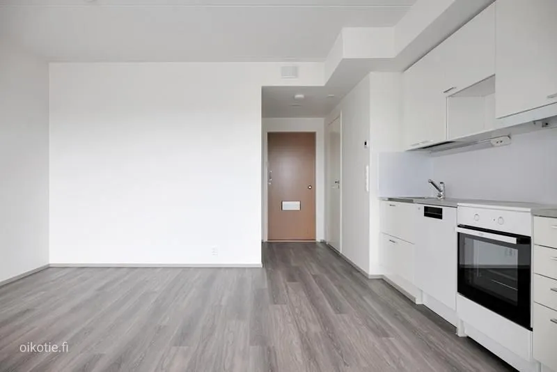 Köök - Modern Apartment with Glazed Balcony in Espoo