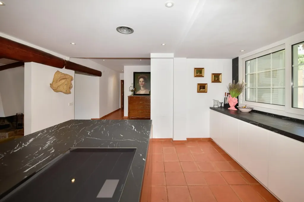 Köök - Renovated Villa with Pool in Calonge