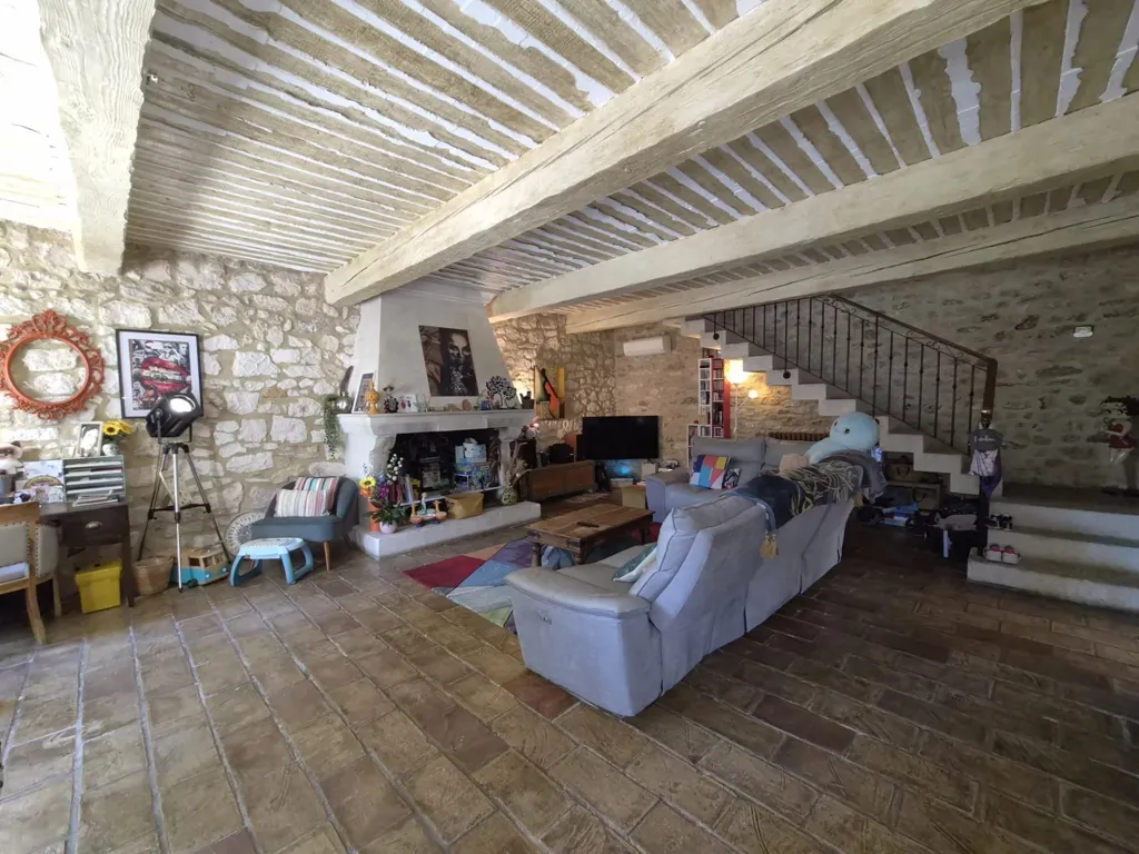 Living Room - Mas with Gîtes in Provence