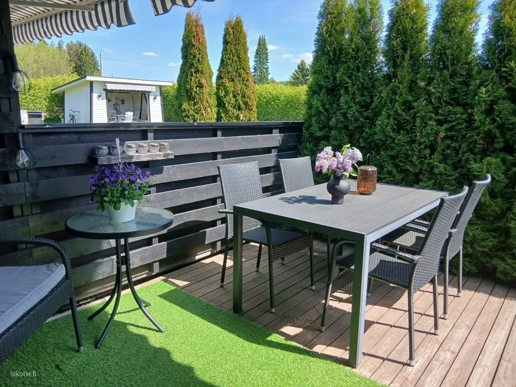 Terrass - Renovated Duplex with Sauna in Koskenkylä