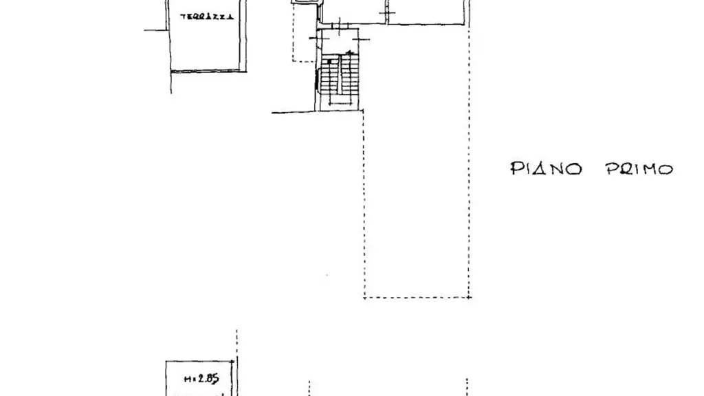 Plan - Apartment with Terrazzo in Empoli Centre