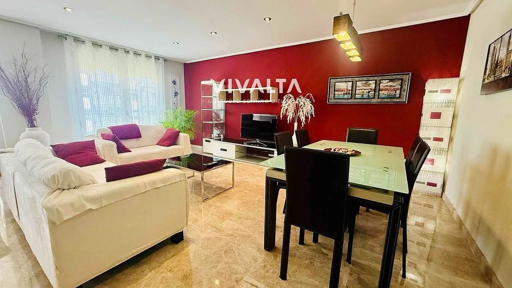 Living Room - Modern Flat with Sea View in El Grau