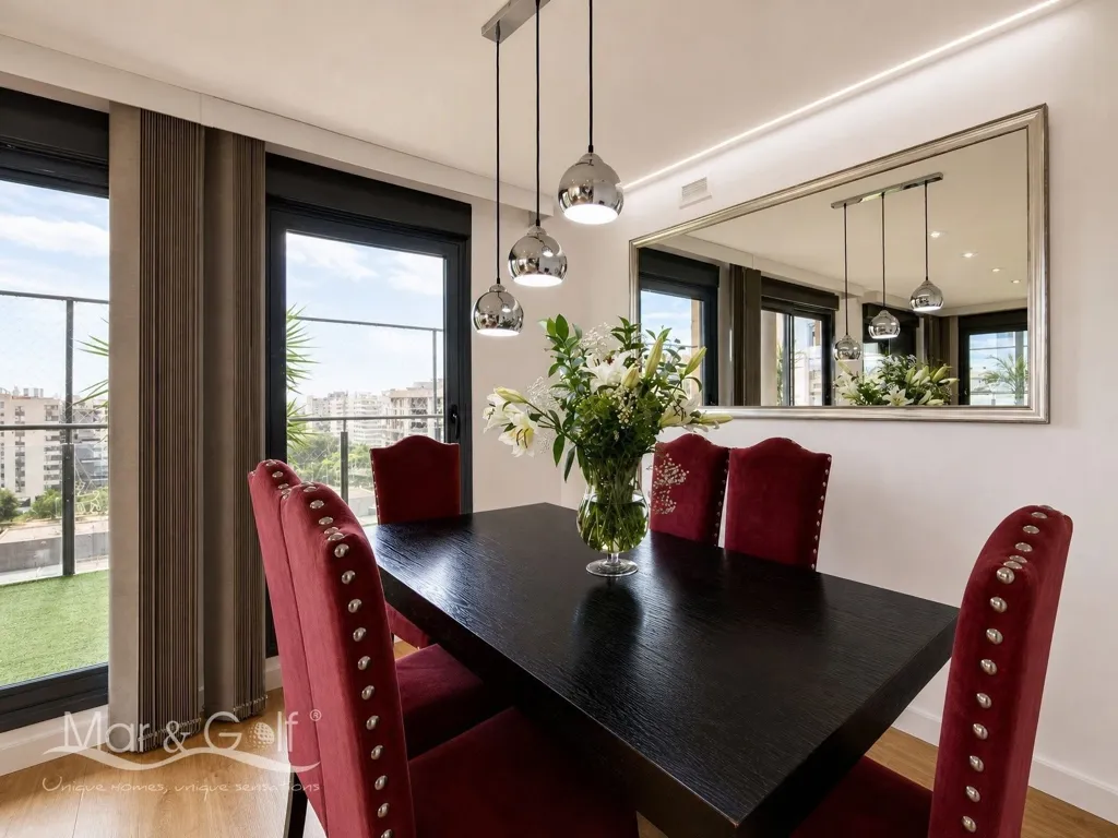 Söögituba - Penthouse with Sea View in Alicante