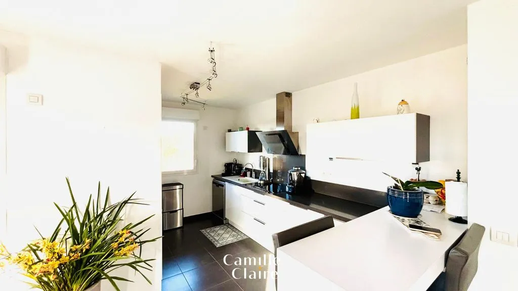 Cuisine - Appartement Luxe en Dernier Étage avec Vue à Aix-en-Provence