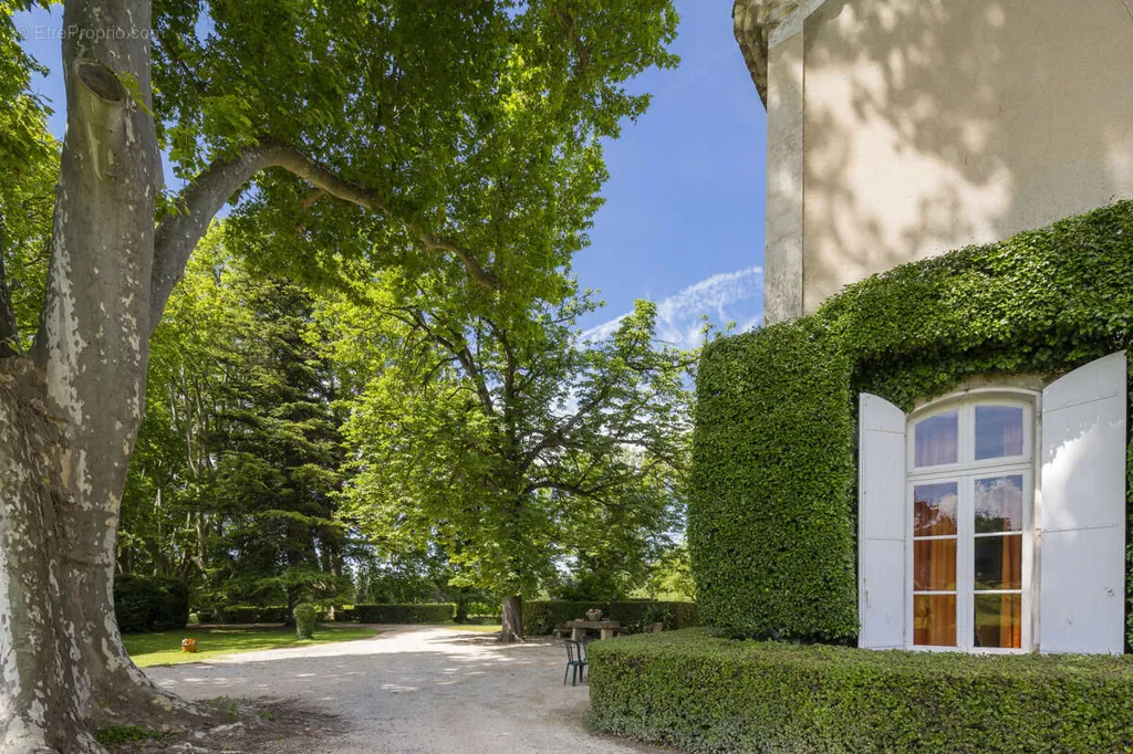 Extérieur - Maison historique avec vignoble à Beaumes-de-Venise