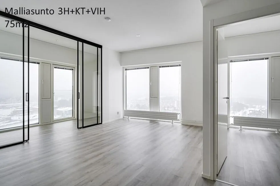 Elutuba - Modern Flat with Conservatory in Aurinkolahti