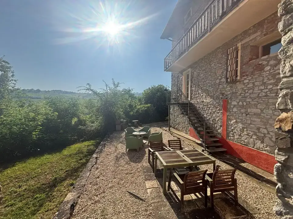 Terrass - Restored 19th Century Villa with Pool in Golferenzo