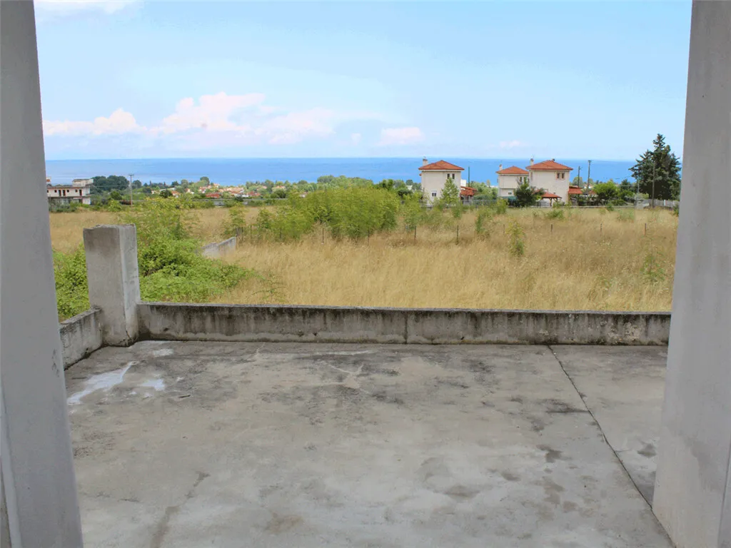 Terrass - Under Construction Detached House with Sea View on Olympic Coast