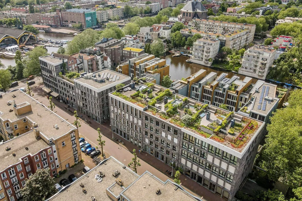 Vue aérienne - Maisonette with Garden in Amsterdam