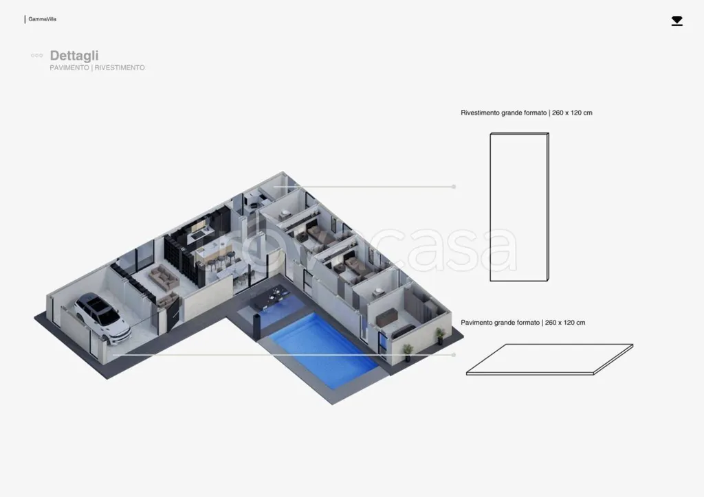 Plan - Luxury Villa with Pool in Turin
